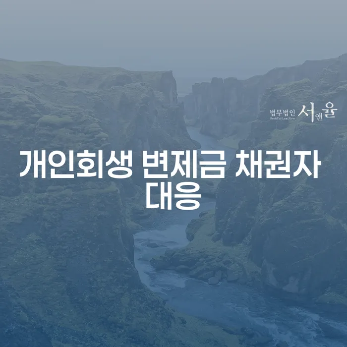 개인회생 변제금 채권자 대응: 어떻게 효과적으로 대응할 수 있을까요?