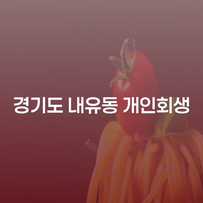 경기도 내유동 개인회생, 어떻게 시작해야 할까요?